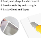 12 Pack Foam Core Board, ZJCEASER 11 x 14 White Poster Board, 3/16" Thickness Sign Board Craft Foam Sheet for Signboards, School Projects, University Displays, College Events, Arts & Crafts, Framing