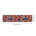 Adirasenotek 12 Rolls Sports Washi Tape,Rugby Football Washi Tape Set Decorative Paper Stickers Decorative Tape, DIY Craft Scrapbook Art Crafts Wrapping Decor for Gifts Wrapping