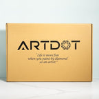 ARTDOT A2 LED Light Pad for Diamond Painting USB Powered Light Board Kit, Adjustable Brightness with 12 Angles Stand and Clips