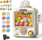 34 Pcs Claw Machine for Kids 3-12, Bears Gachapon Machine Toys for Girls 3 4 5 6 Year Old, Mini Vending Machine, Gumball Prize Machine Maker Game for Party, for Boys Girls 3 4 5 6 7 8