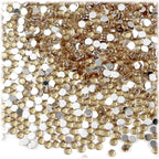 The Crafts Outlet 1,440pc Rhinestones Round 3mm (10ss) Light Green