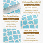 KEYYOOMY 200 Pcs Blue Candy Buffet Bags - Small Polka Dot Paper Treat Bags for Wedding & Birthday Party (5 x 7 inch)