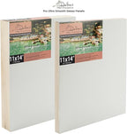 Da Vinci Pro Ultra Smooth Wood Canvas Gesso Board - 3/4" Deep, 18x24 Single White Acrylic Polymer Gesso Panels for Painting Fine Portraits and Ultra Fine Detail Illustrations and Artwork