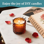 SAEUYVB Candle Making Kit,Soy Wax for Candle Making,DIYCandle Making Supplies,Including 5lbs Natural Soy Wax Flakes,Wax Melter,Thermometer,Wicks,Candle Kit for Adults,Beginnner
