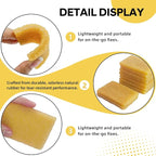8pcs Natural Rubber Erasers Glue and Residue Eraser, Rubber Cement Pick up Eraser Adhesive Erasers Glue Remover Tool for Paper Plastic Craft