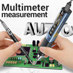 Soldering Iron Kit, Portable Soldering Iron 2in1 Usb soldering gun with LED Digital Adjustable Temperature 212-842℉ 75W 3S Fast Heating Auto-Sleep Mode for Electronics Repair DIY (SL109)