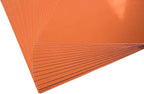 TGXRZX Metallic Orange Cardstock Paper,Size 8 "x 11" (250gsm), 15PCS,Mirror Finish Gold Foil Board for Crafting, Invitations, and Decorations,Die Cut and Plotter,Card Making (Orange)