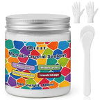 400g White Crystal Mosaic Grout, Handmade Grouting Filling Gaps Mosaic Tile Grout, Perfect Choice for DIY Craft Projects Mosaics