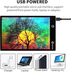 Light Box Drawing Pad A5, Tracing Board with Micro USB Cord Charge Cable and Brightness Adjustable for Artists, AnimationDrawing, Sketching, Animation, X-ray Viewing (A5) Not Rechargeable