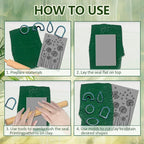 CHGCRAFT 16 Sheets Plants and Flower Clay Texture Mat Dandelions Pattern Polymer Clay Texture Sheets DIY Tools for Pottery Earring Jewelry Making Stamp Engraving Machines, 4x2.6inch