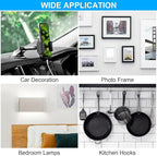 Double Sided Foam Tape 0.39In x 16.5FT, Mounting Tape Heavy Duty, Strong Adhesive Weatherproof Seal Strips for DIY Craft Picture Poster, Car & Gap Filling Mountings, Home Office Decor (White)