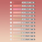 Skin Tone Acrylic Paint Pens,12 Color Paint Pens Markers,Brush Tip Paint Pens for Rock Painting Wood Glass Ceramic Canvas Stone DIY Crafts Making Art Supplies