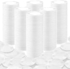 Coopay 1000 Pieces Plastic Poker Chips, Bingo Chips Bulk Learning Counters Disks Poker Card Game, Counting Markers for Math Practice, Game Tokens and Teaching Rewards, 25 mm/ 1 Inch (White)