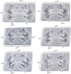 Dragon Earring & Pendant Mold Set - 7 Piece Dinosaur & Egg Designs for Resin Earring Decoration