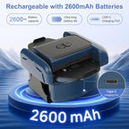 BEE&FLOWER Card Shuffler 2600mAh Rechargeable Auto-Stop Automatic Card Shuffler Low Noise Fits 1-2 Decks Compatible with Poker, UNO, Blackjack, Phase 10