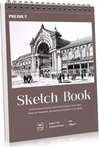 Sketch Book 8.5×11 inch, Spiral Bound Sketch Pad 50 Sheets (68lb/100gsm), Acid-Free Sketchbook for Drawing Painting Sketching, Art Paper Drawing Supplies for Teens Adults Artists Ideal Gifts