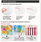 Fanxvivy Stamped Cross Stitch Kits for Adults Beginners Pillow Needlepoint Kit with Embroidery Pattern Needlework Kit Prestamped Stitches Kit 11CT Cross Stitching-Van Gogh Sunflowers 18x18 inch