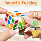 24 Pack Mini Puzzle Cubes Party Favors for Kids, 3x3 Mini Magic Cube Puzzle Prize Set for Kids School Rewards, 1.18inch Bulk Small Toys for Party, Birthday, Christmas Stocking