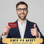 weparmeety 100 Pcs Metal Engraving Blanks Aluminum Sheet Laser Engraving Business Card Multipurpose Engraving DIY Gift Cards 86 x 54 x 0.21 mm (Red)