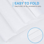 6 PCS Cross Stitch Aida Fabric 14 Count, 18 by 12 Inch, Classic Reserve Cross Stitch Aida Cloth for Home DIY Embroidery Decoration, White