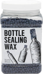 Blended Waxes, Inc. Bottle Sealing Wax, Pastille Wax Seal Beads For Wine, Beer, and Liquor Bottle Sealing, Seals Between 25-30 Bottles, 1 lb, Navy Blue