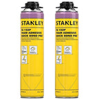 Stanley Quick Bond Adhesive Foam - 2x24oz, Reliable Bond Adhesive for Various Materials, Strong bonding, No Mixing, Gun Use, Gun NOT Included | 2 Pack