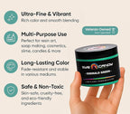Eye Candy Pigments Premium Green Mica Powder - Emerald Green (50gr) - for Epoxy, Resin, Soap, Paint, Woodworking, Acrylic Pouring, Bath Bombs, Fishing Lures - DIY Arts and Crafts Additive