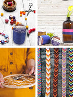 Mandala Crafts 1.5mm 109 Yards Yellow Cotton Waxed Cord for Jewelry Making Bracelet Cord Waxed String - Beading String Thread Jewelry Cords for Necklaces String