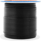 Mandala Crafts 12 14 16 18 20 22 Gauge Anodized Jewelry Making Beading Floral Colored Aluminum Craft Wire (20 Gauge, Black)