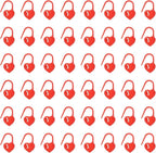 uxcell 200pcs Stitch Markers for Crocheting, Heart Shaped Crochet Marker Needle Clip Counter for Knitting Clothing Tag DIY Craft,Red