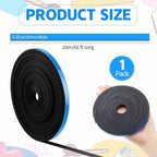 Magnetic Tape Roll Thin Strips, 0.39 Inch x 66 Feet Magnetic Board Dividers Whiteboard Graphic Decorative Tape Marking Line for Classroom Office Art Accessories(Blue)