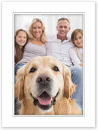 18x24 Mat for 13x19 Photo - Precut White on White Double Mat Picture Matboard for Frames Measuring 18 x 24 Inches - Bevel Cut Matte to Display Art Measuring 13 x 19 Inches - Acid Free ONE MAT
