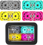 4Pcs MTG Life Counter Twin Digits with Metal Box, Tracker Life Counter for Board Games, Compatible with Magic The gatering Accessories RPG D&D CCG TCG Tabletop Board Games