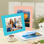 15 Pack 12x16 Picture Mats, Mixed Colors Frame Mattes for 9x12 Pictures Photo Frame Mat Core Bevel Cut Mat Board Show Kit for Photos, Prints, Artworks