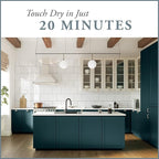 AMY HOWARD AT HOME Chalk-Based One Step Paint for Furniture, Cabinetry, Decor, Finish, and More | No Stripping, Sanding, or Priming | Dark Base | 32 Ounce | Brooks Grey