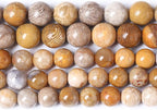 12pcs 32mm Natural Coral Jade Chrysanthemum Stone Beads Round Loose Beads for Jewelry Making,DIY Bracelet Necklace