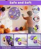 2 in 1 29" Large LED Dart Board for Kids 8-12 Games with 12 LED Sticky Balls, Indoor & Outdoor Games for Kids 8-12, APP Control Board Games for Kids