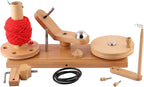 Yarn Winder – Large Handcrafted Wooden Ball Winder for Knitting, Crocheting & Weaving – Heavy-Duty Natural Beachwood Yarn Winder for 8-12 oz Yarn Cakes