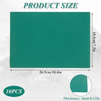 LDXDRU 10 Pack Linoleum Blocks for Printmaking, 8 x 10 Inch Linoleum Blocks Green Linocut Block Linoleum Block Printing for Engraving Art Project Printmaking Stamp Carving Block