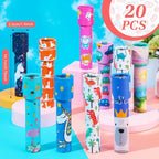 Chivao 20 Pcs Classic Kaleidoscopes Educational Toys for Party Favors Fun Kaleidoscope Toy for Stock Stuffers Bag Fillers Birthday Party School Classroom Prizes, Random Colors (Flamingo)