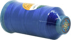 Mandala Crafts Bonded Nylon Thread Royal Blue Heavy Duty Sewing Threads - 1500 YDs Size 69 210D T70 Tex 70 Thread for Leather Jeans Weaving Outdoor Marine Upholstery Threads