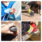 100 Pcs 5 inch Wet Dry Sanding Discs Grit 120 Hook and Loop 8 Hole Silicon Carbide Orbital Sander Sandpaper