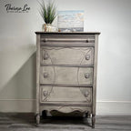 Dixie Belle Paint Company Chalk Finish Furniture Paint - French Linen (32oz) - Matte Light Taupe Chic Chalk Mineral DIY Furniture Paint