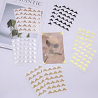 240 Pieces Photo Corners Self Adhesive Photo Corner Stickers, Picture Mounting Corners Acid Free Photo Corner for DIY Scrapbook, Album, Picture Frames, Journal Supplies (Multicolor)
