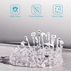 UV Resin 200g Bulk No Odor Upgrade Clear UV Epoxy Resin Kit Hard Fast Cure Jewelry Making Handmade DIY Craft Decoration Coating