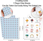 Birthday Party Bingo Game Cards(24 Players), Birthday Bingo Card for Family Friend Adult, Large Group Holiday Party Activity Favor Decoration Supplies -002
