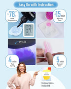 Nicpro UV Resin 500g, 2 PCS Crystal Clear UV Epoxy Resin Kit, High Viscosity & Quick Curing Glue Hard for Jewelry Making, Craft, Doming, DIY and Coating