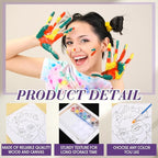 Zhanmai 12 Pack Pre Drawn Canvas for Painting Sip and Paint Kit 8" x 10" Paint Party Set Canvas Painting Pre Printed Canvases for Party Favor DIY Virtual Adult's Date Night(Charming Girl)