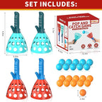 Bennol Outdoor Game Toys for Kids Boys with 20 Balls, Pop Pass Catch Ball Game Outside Toys Gifts for 3 4 5 6 7 8+ Year Old Teens, Outside Outdoor Play Gifts for Kids Boys Ages 3-5 4-8