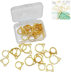 Hilsayum Cat Stitch Markers Cute Stitch Markers Metal Stitch Marker for Crocheting
